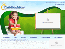 Tablet Screenshot of privatehometutoringservices.com